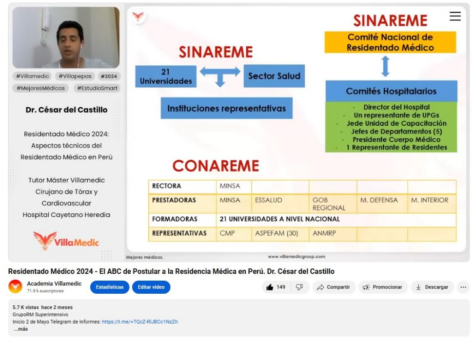 CONAREME — el organismo que define tu futuro